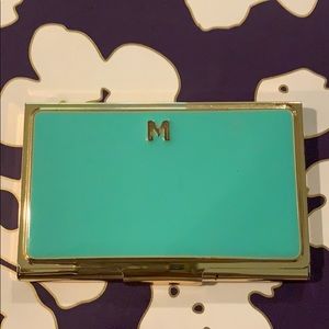Kate Spade initial M Card Holder
